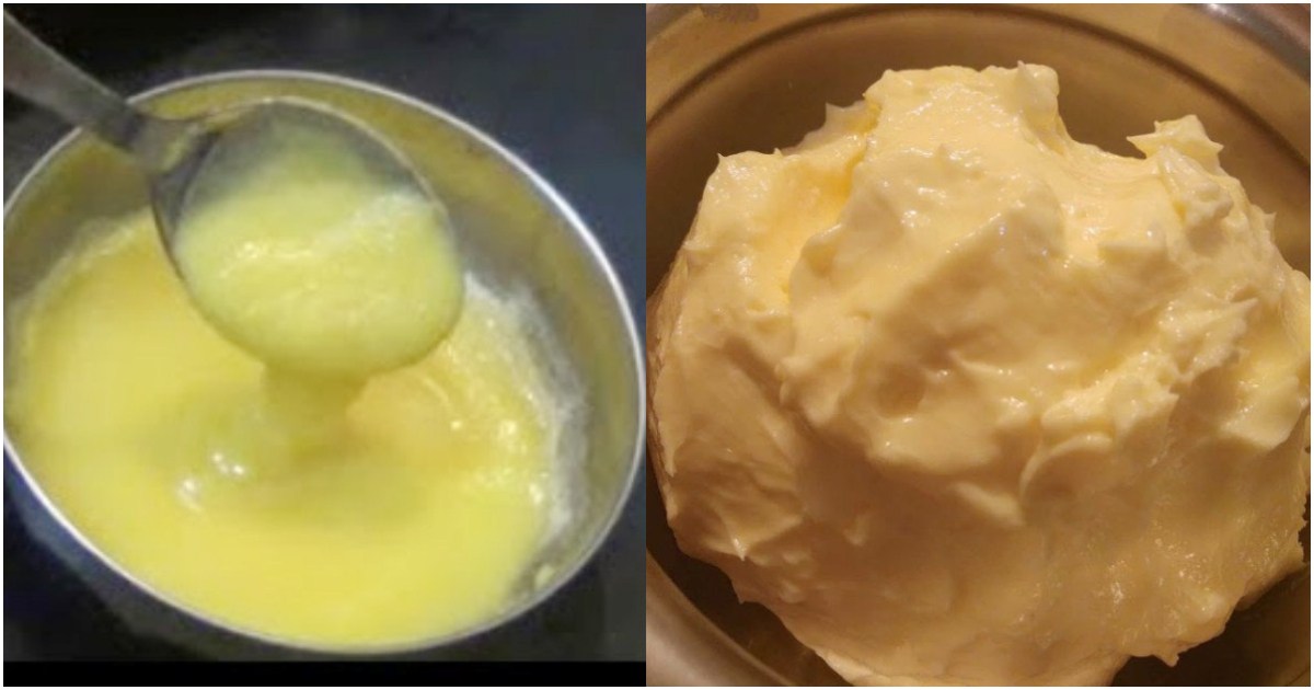 Homemade Butter Ghee from Milk