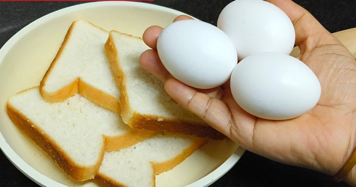 Special bread egg snack recipe