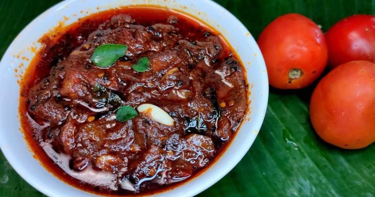 Kerala style Thakkali achar recipe