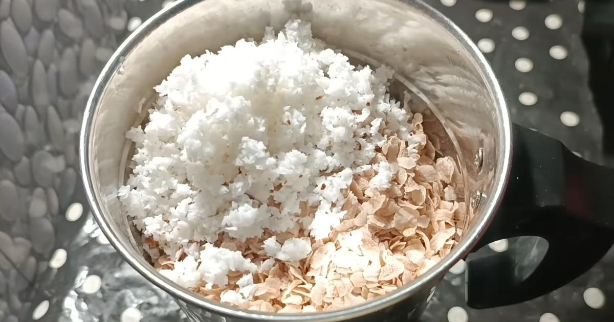 Coconut Aval Snack Recipe