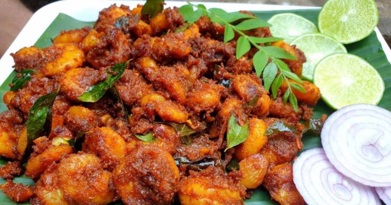 Kerala Style Chemmeen Fry Recipe