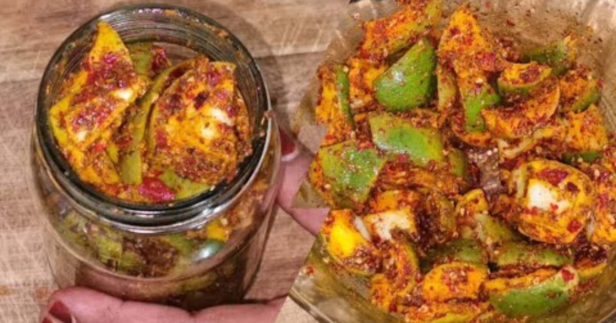 Tasty mango pickle recipe