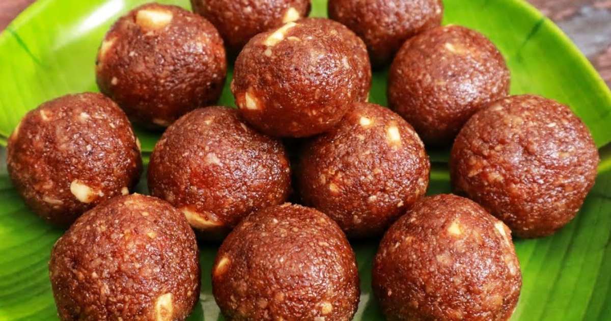 Jaggery Aval Snack Recipe