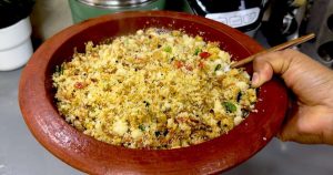 Breakfast Egg Puttu Recipe