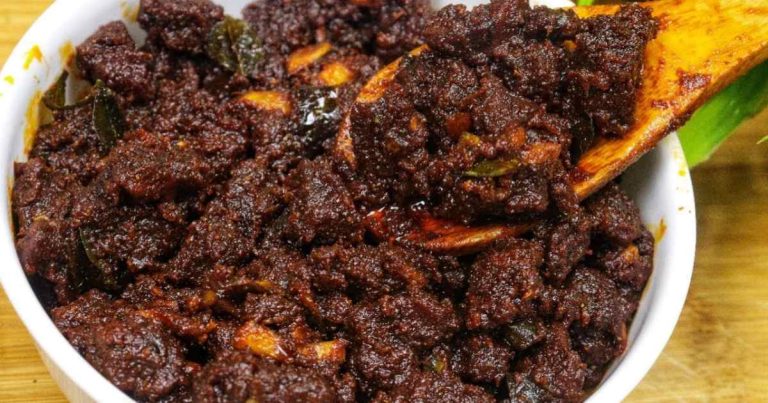 Kerala Style Beef Pickle Recipe