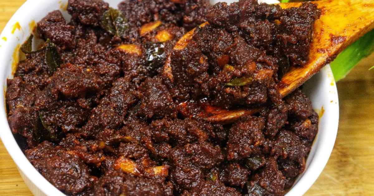 Kerala Style Beef Pickle Recipe
