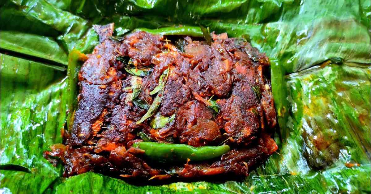Sardine in Banana Leaf