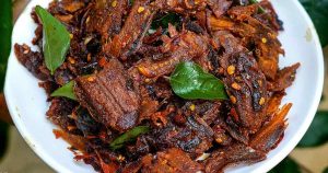 Tasty unakka meen thoran Recipe