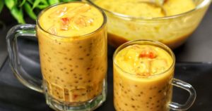Mango - Papaya Custard Drink