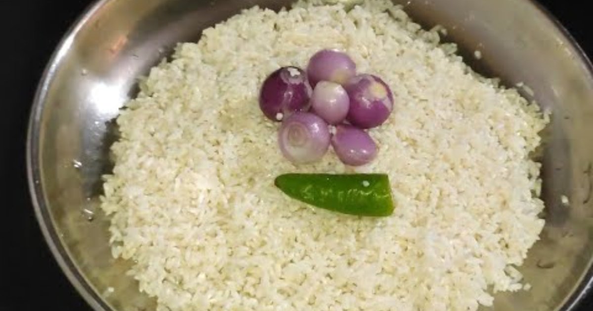 Tasty Raw Rice Snack Recipe