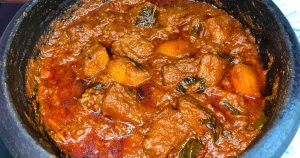 Papaya Recipe in Chicken Curry style