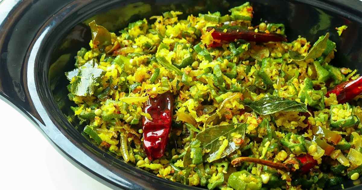 Vendakka Thoran Recipe