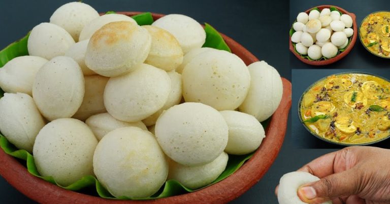 Paniyaram and egg kuruma