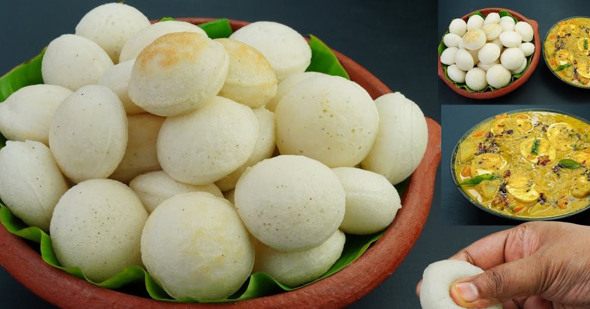Paniyaram and egg kuruma