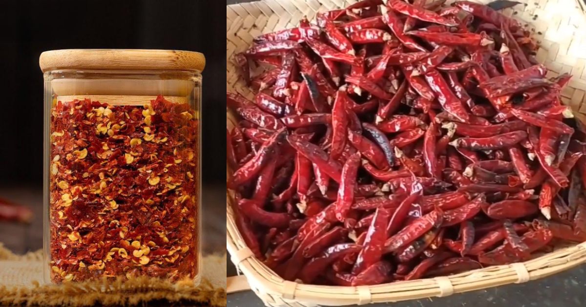 Perfect Chilly Flakes making