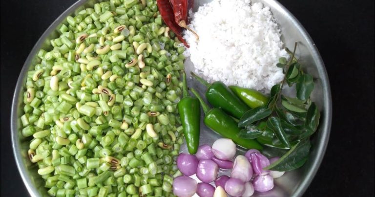 Achinga Payar Thoran Recipe