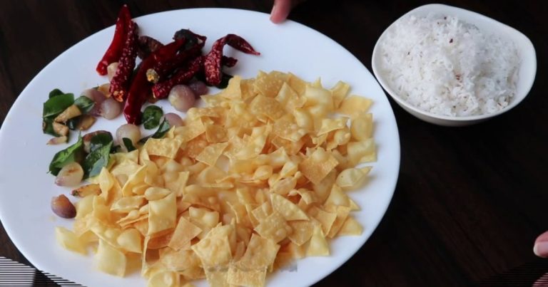 Pappadam Chammanthi Recipe